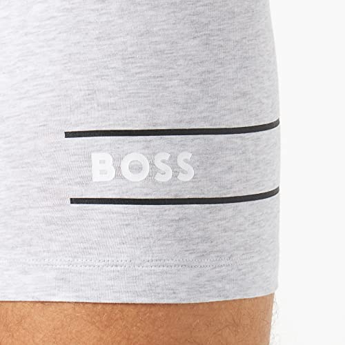 BOSS Boxer Brief 24 Logo, Silver41, S para Hombre