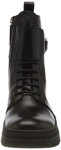 BOSS Damen Royal W Biker-C Motorradstiefel, Black1, 36 EU