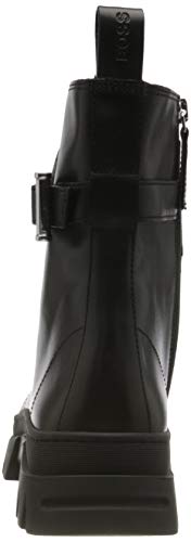 BOSS Damen Royal W Biker-C Motorradstiefel, Black1, 36 EU