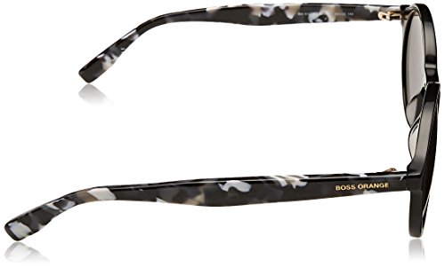 BOSS Orange BO 0311/S 9O 80S Gafas de Sol, Negro (Black White/Grey SF), 50 para Mujer
