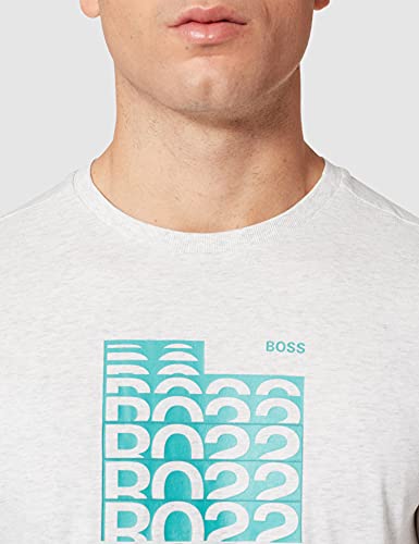 BOSS tee 1 Camiseta, Gris Pastel Claro 57, S para Hombre