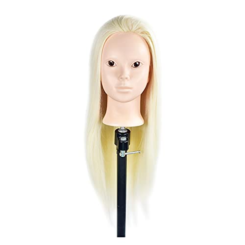 Cabeza de maniquí Maniquin Head Hair Maniqui Peluquería PRÁCTICA Cabeza HANIQUIAS Mujeres para Las Mujeres DE Pelo DE Pelo DE Pelo DE Pelo para EL MAQUEO ( Color : Dark Brown )