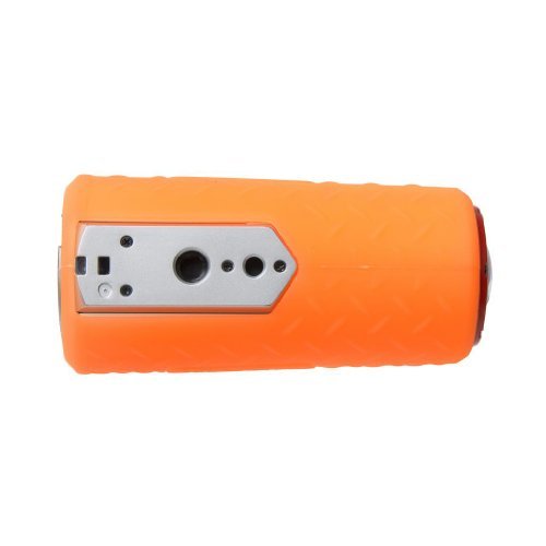 Cámara de vídeo Polaroid XS100 Extreme Edition HD 1080P 16 MP, impermeable, uso para deportes, silicona, naranja, Skin Orange