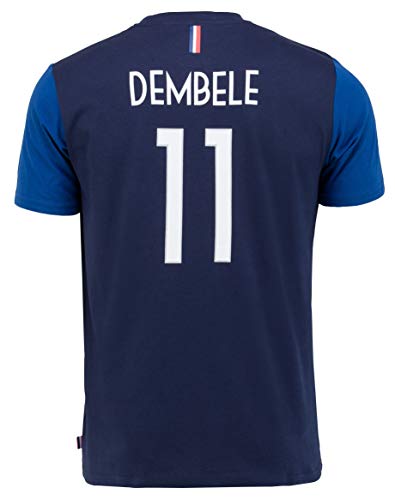 Camiseta FRANCE de fútbol FFF – Ousmane DEMBELE – Colección oficial – Talla M