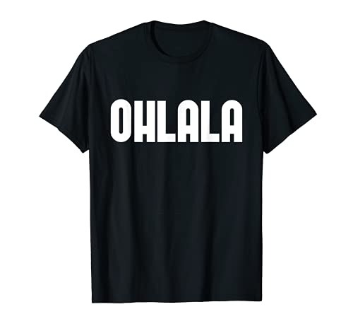 Camiseta Ohlala Design con logotipo blanco Oh La La Camiseta