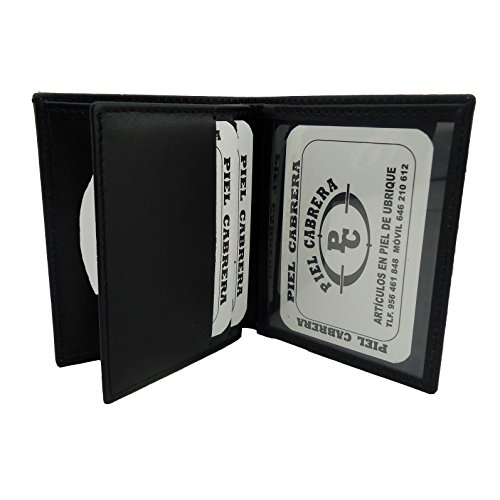 Cartera Porta Placa Tipo Libro con Bandera para Guardia Civil, Policia Local, Proteccion Civil, Seguridad Privada, Cruz Roja.