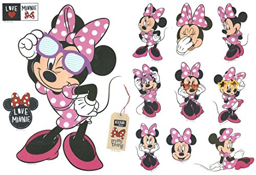 Cartoon Kids Minnie et Mickey Mouse Stickers muraux chambre bébé et enfants décor Cartoon chambre produit (Minnie)