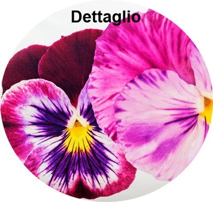 Casatessile Impresión fotográfica de Almohada Cama Violette