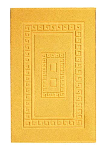Casatessile Torino Alfombra de baño en Tejido Rizado 60x90 cm. - Giallo - Amarillo
