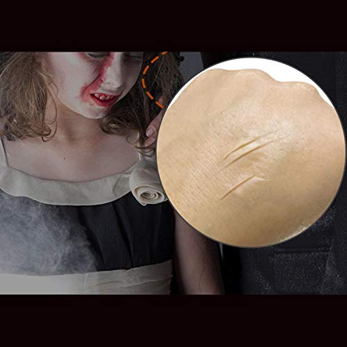 Cera de maquillaje, 50 g, cera para heridas falsas, modelado con espátula, para Halloween, festivales, escenarios, efectos especiales, fiestas de disfraces, cosplay, fiestas, luz, color
