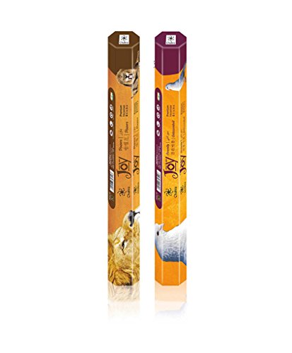 Chakra Serie alegría Superiores Naturales de Incienso - 20 Palos por Caja - Usarlo en casa o Lugar de Trabajo - Seductor Aroma Palos - Pack de 6 Palos de fragancias Crear Pacífica Aura Todo Alrededor