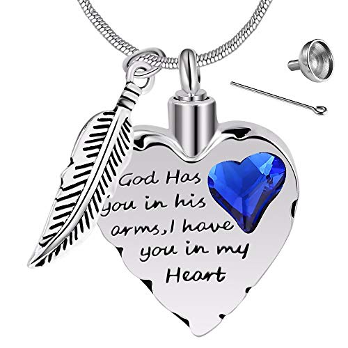 CHOUCHOU Colgante Pendientes Colgante conmemorativo Padre Madre Mascota Ángel Urna Caja Colgante Perfume Colgante Rhinestone