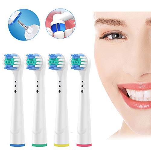 Chuangdi Paquete de 16 Precision Clean Cabezales de repuesto para cepillos de dientes eléctricos, compatible para Braun Oral-B Cepillo de dientes eléctrico