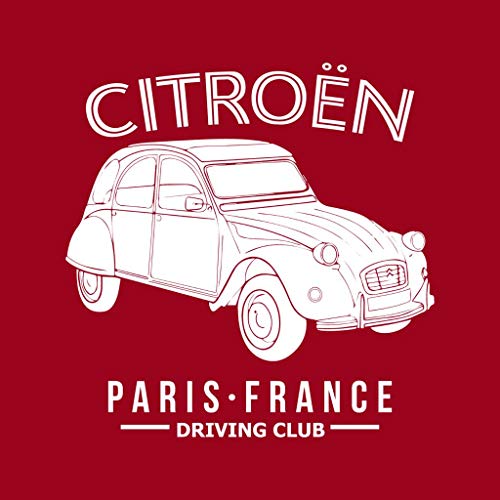Citroën Driving Club White 2CV Paris France Men's Sweatshirt