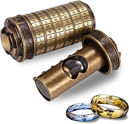Código Da Vinci Mini Cryptex dia del padre regalos Hombre Mujer Divertidos Originales Para Mujer Hombre Amigo Novio Novia Parejas Invisible Madres Padres Personas