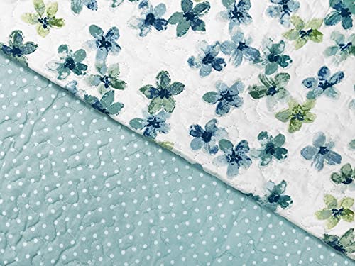 Colcha Bouti Reversible Cosida Victorio & Lucchino - Modelo Celia (Verde, 90 cm)