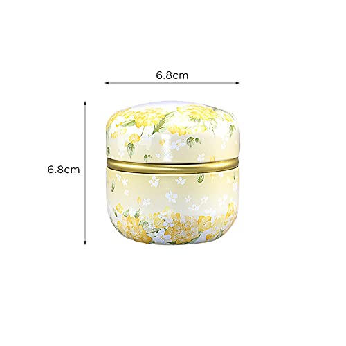 Contenedor de almacenamiento de té Frascos de especias Vela Cereales a granel Ollas herméticas Tazón de azúcar Caja de cocina Organizador Latas Latas de hierro Venta al por mayor Nuevo-Azul oscuro