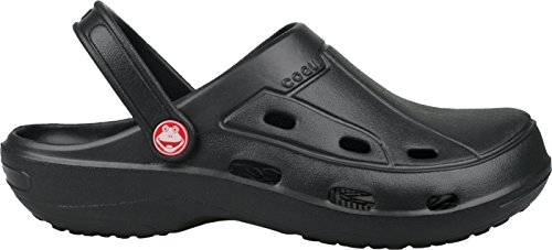 Coqui 1353 - Zapatos de mujer ligeros y cómodos, de CouqiAir™ Eva, con correa para el talón para un agarre perfecto, color Negro, talla 40 EU