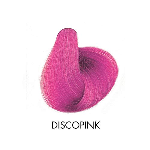 Crazy Fashion - Crema Colorante Semipermanente para el Cabello - Sin Amoníaco, Resorcinol ni PPD - Tintes Temporales para el Cabello - Colorante Disco Pink - Tubo de 100 ml