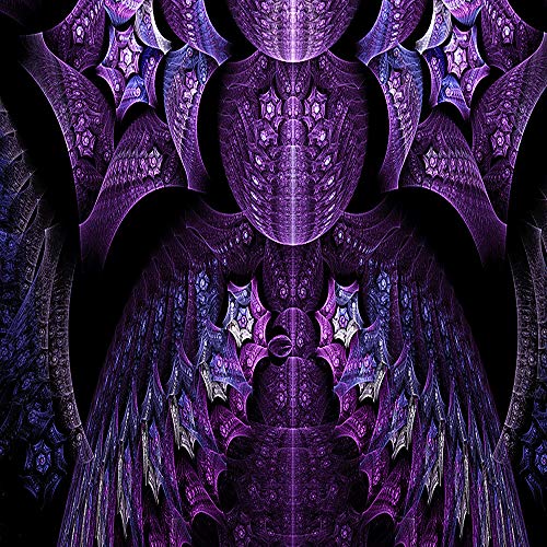 Cuadro en lienzo Mandala 40x40 cm Impresion en Calidad fotografica violetta