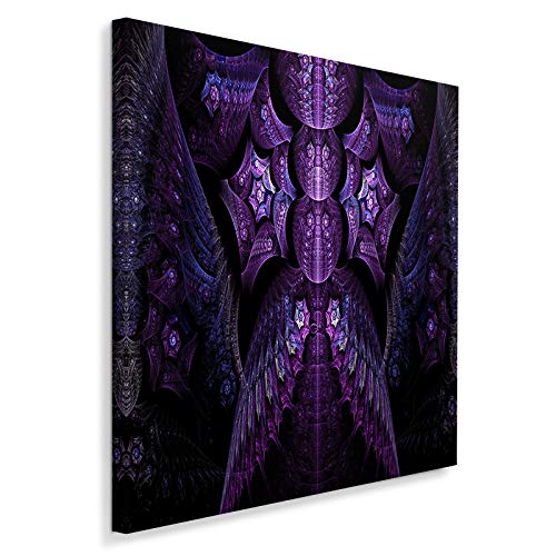 Cuadro en lienzo Mandala 40x40 cm Impresion en Calidad fotografica violetta
