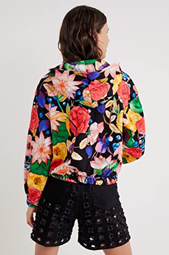 Desigual Sweat_Carol Sudadera, Negro, S para Mujer