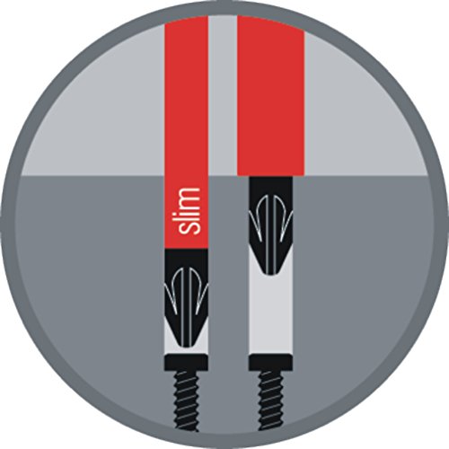 Destornillador corto C.K T48345 2 VDE/1.000 V Slim, modelo 2 (PlusMinus), color rojo