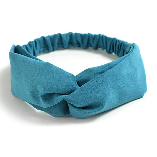 Diadema Mujer Turbante Vintage Diademas y Cintas Pelo Niñas Accesorios de Peinado Anchas Elasticas Tela Nudo Boho Lazo Alambre Elegantes Fiesta Diademas Yoga Rojas Azul Marino Rosas Amarillo -6 Piezas