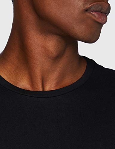Diesel CREW NECK ESSENTIAL, Camiseta para Hombre, Negro (Black 900/0aalw), S, Pack de 3