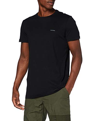 Diesel CREW NECK ESSENTIAL, Camiseta para Hombre, Negro (Black 900/0aalw), S, Pack de 3