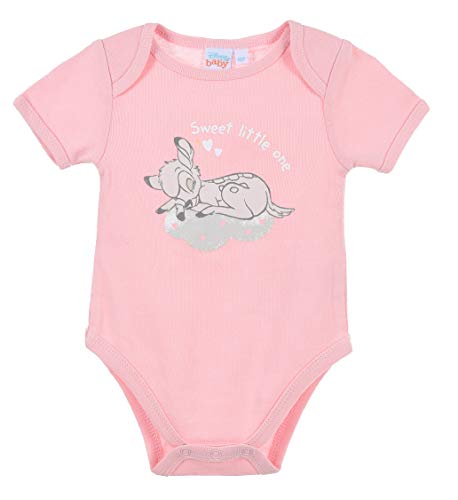 Disney Bambi bebé-niñas Body (Rosa Claro,6 Meses)