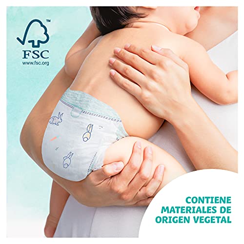 Dodot Pañales Bebé Cuidado Total Talla 3 (6-10 kg), 138 Pañales, Suave Protección de la Piel de Dodot con Ingredientes de Origen Vegetal