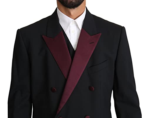 Dolce & Gabbana - - All - Dolce & Gabbana Black Slim Fit 3 Piece MARTINI Suit - IT54 | XL