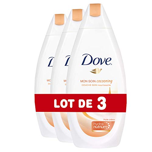 DOVE Gel de Ducha 400 ml de Aceite de Crema - Juego de 3
