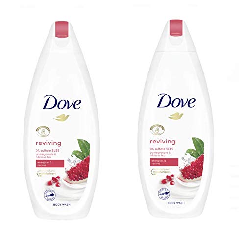 Dove Pomegranate & Hibiscus Tea Body Wash 225 ml (paquete de 2)