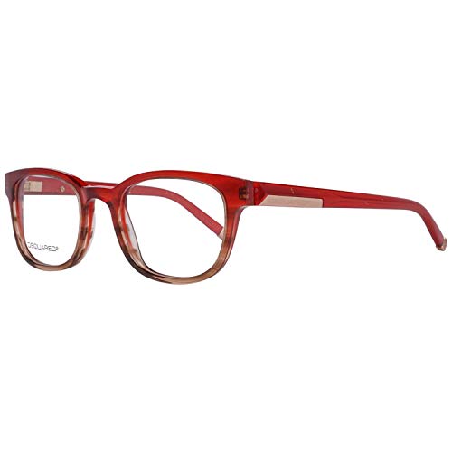 DSquared Dsquared2 Brillengestelle DQ5051 068 49 Monturas de Gafas, Rojo (Rot), 51 Unisex Adulto