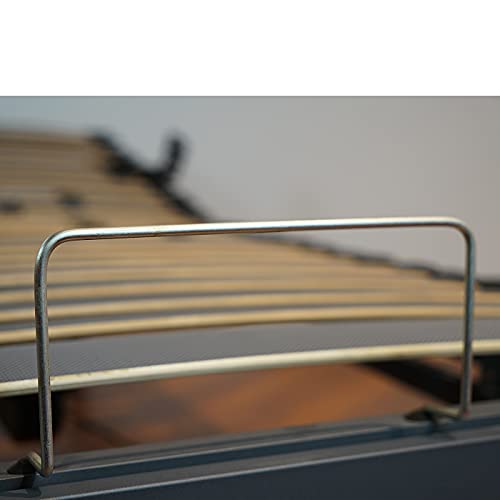 DUÉRMETE ONLINE Fabricada en España Cama Articulada Eléctrica Ergomedic Pro, 5 Planos, Bastidor Reforzado, Suspensiones de Hytrel, Fiable y Silenciosa, Acero 60x20mm, Gris, 80 x 180