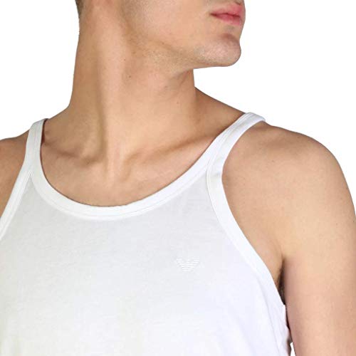 Emporio Armani 111612CC722 Camiseta Interior, Hombre, Azul/Gris (Navy Blue/Heather Gray), XL