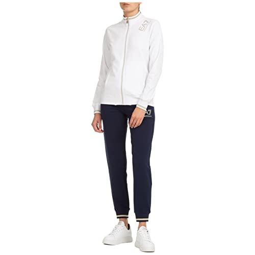 Emporio Armani EA7 Mujer Chandal White - Navy Blue S