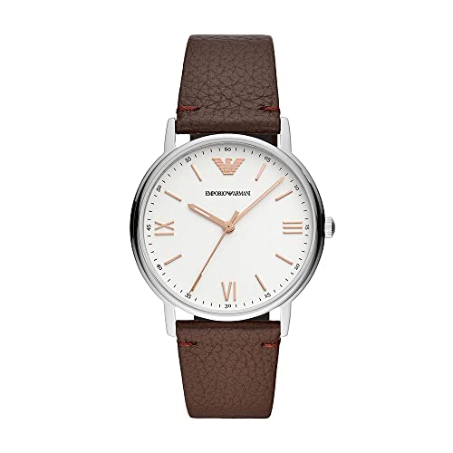 Emporio Armani Reloj Analógico para Hombre de Cuarzo AR11173 Marrón