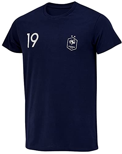 Equipe de FRANCE de football Camiseta FFF – Karim Benzema – Número 19 – Colección oficial para hombre