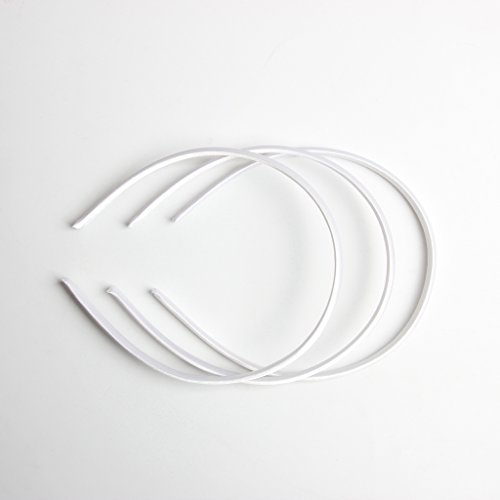 F Fityle 20 Piezas Alice Bands Blanco Negro Diadema Banda para El Cabello Set Mujeres Niñas Damas