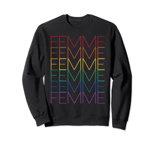 Femme Butch Lesbiana Orgullo Gay LGBTQ Pareja Sudadera