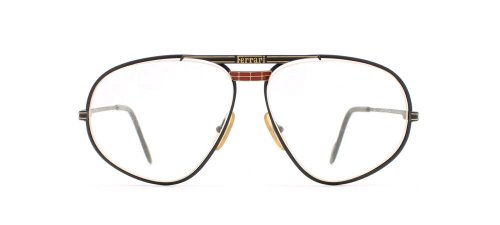 Ferrari 12 586 Negro Aviador Certificado Vintage Gafas Marco Para Hombre