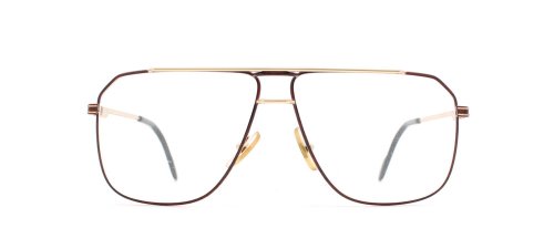 Ferrari 24 504 Aviador rojo certificado Vintage gafas marco para hombre