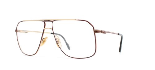 Ferrari 24 504 Aviador rojo certificado Vintage gafas marco para hombre