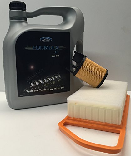 Ford Aceite Motor Original Formula F 5W-30 5 litros + FILTROS Aire y Aceite para Motores Fiesta V 1.4 TDCi
