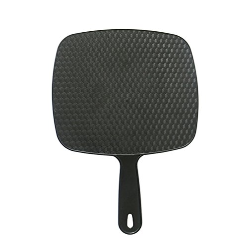 Frcolor Espejo de maquillaje, Barber Barber Peluquería Espejo Espejo de baño Espejo de baño (Negro)