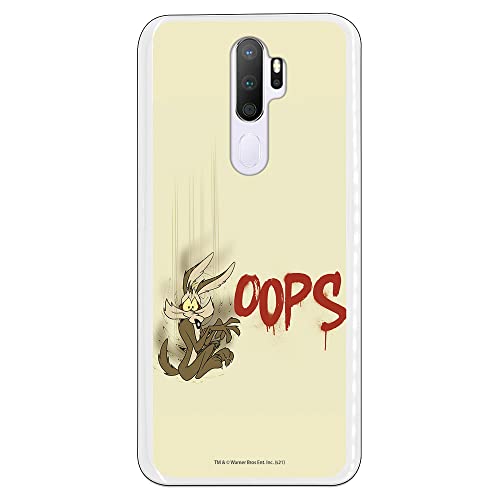 Funda Móvil para OPPO A5 2020 - A9 2020 de Looney Tunes Coyote Oops. Producto Oficial. Carcasa móvil Series y Dibujos Animados. Looney Toons. Silicona Gel Flexible