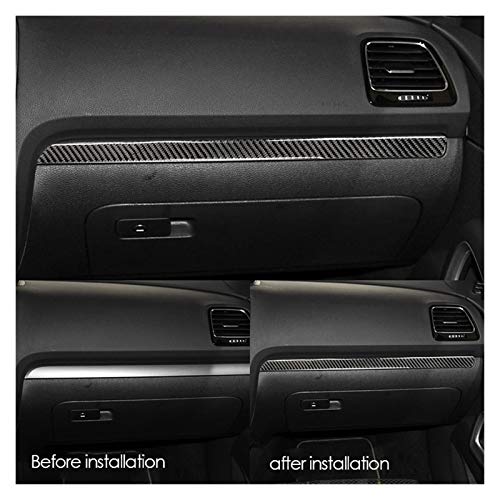 FZHENG FIT FOR-Scirocco R Accesorios 2009-2016 Interior de Fibra de Carbono Tablero de decoración del Tablero de Instrumentos (Color Name : Right)